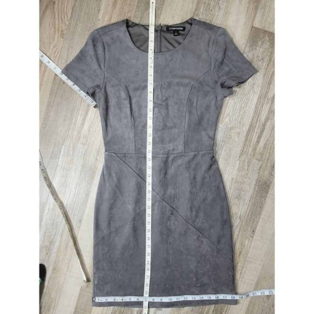 41 Hawthorn Sheath Dress W/ S Gray Faux Suede WGK70419 LN/NWOT - Picture 6 of 9